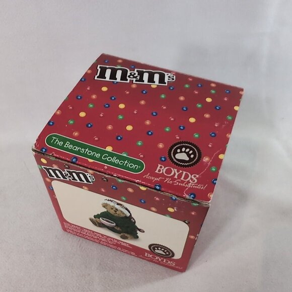 M&M's Boyds Bears Bearstone Collection 2006 Christmas Santa Figure 91906 NEW - Picture 4 of 9